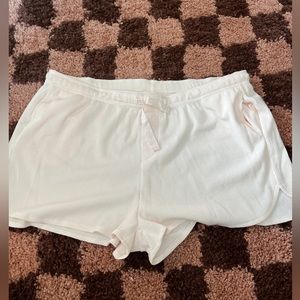 Women’s Cream Pj shorts